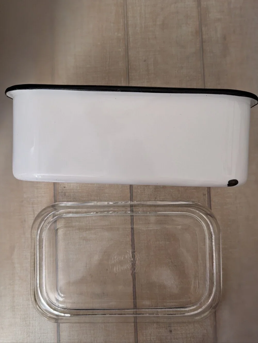 Vintage MCM Beco Ware Lidded Refrigerator Dish